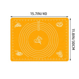 Silicone Kitchen Kneading Dough Mat Cookie Cake Baking Mat Tools Thick Non-stick Rolling Mats Pastry Accessories Sheet Pads