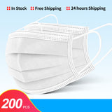 100PCS Disposable 3 Layer Filter Protective Mask