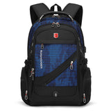 Waterproof 17 Inch Laptop Compartment and USB Charging Travel Backpack