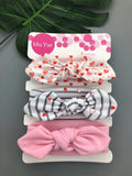 NEW 3pcs/lot baby headband flower print hairwear for newborn baby girl headband for litle girl headbands children