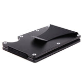 Gemeer Carbon Fiber Credit Card Holder RFID Non-scan Metal Wallet Purse Male Business Card Holder Carteira Masculina Billetera