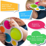 Baby Toys Exercise Board Rattle Puzzle Toys Colorful Intelligence Development Board Early Educational Board Toys For Baby Kids