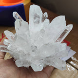 700-800g Quartz Crystal Clear Quartz Cluster Brazil Natural Quartz