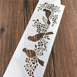 Animals Magpie Bird Scrap Walls Stencil Airbrush Painting Decor Stencils for Diy Scrapbooking Art Ablum Diary Stamp Crafts