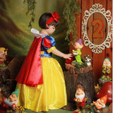 2022 Children Girl Snow White Dress for Girls Prom Princess Dress