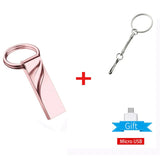 High Speed Pen Drive 64GB Pendrive 128GB Flash USB Stick 32GB cle usb memory 16GB USB Flash Drive 8GB For Micro Type-c adapter