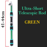 Spinning Casting Hand Lure Fishing Rod Pesca Carbon Pole Canne Carp Fly Gear Reel Seat feeder Ultralight Mini Travel Surf 1.8M
