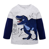 Girls'Long Sleeve Children's T-shirt Bottoming Shirt Children Spring and Summer Autumn Long Sleeves 2019 Cartoon T-shirt
