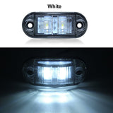 10PCS Warning Lights LEDs Diode Light Trailer Truck Yellow Orange White Red LED Side Marker Lamp 12V 24V