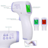 Digital LCD Non-contact IR Infrared Thermometer Surface Temperature Measurement Data Hold Function 3 colors