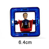 1pcs Magnetic DIY building blocks parts construction toys for toddlers Designer magnetic toys Magnet model building toys