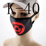 Anime Printed Mask Naruto/Tokyo Ghoul/Attack on Titan Mask Reusable Face Shield Breathable mask