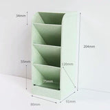 Sharkbang Kawaii Large Capacity Desk Pen Holder Pencil Makeup Storage Box Desktop Organizer Stand Case School Office Stationery