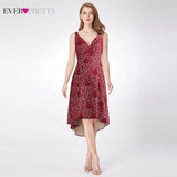 Ever-Pretty Mermaid V-Neck Sleeveless Draped Formal Party Gowns