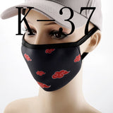 Anime Printed Mask Naruto/Tokyo Ghoul/Attack on Titan Mask Reusable Face Shield Breathable mask