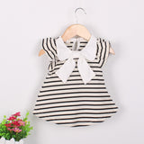 New Baby Dresses Pattern Print Lemon Cartoon Birthday Dress Female Baby Summer Clothes Kids Girl Clothes