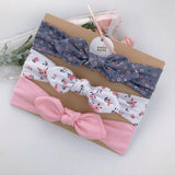 NEW 3pcs/lot baby headband flower print hairwear for newborn baby girl headband for litle girl headbands children