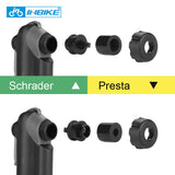 INBIKE Portable Bicycle Pump Mini Hand Pump Cycling Air Pump Ball Toy Tire Inflator Schrader Presta Valve MTB Mountain Bike Pump