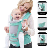 Ergonomic Baby Carrier 0-36M Baby Hipseat Carrier Front Facing  Kangaroo Baby Wrap Sling for Baby Travel