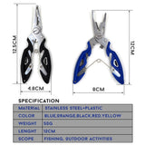 MNFT Fishing Plier Scissor Braid Line Lure Cutter Hook Remover etc. Tackle Tool Cutting Fish Use Tongs Multifunction Scissors