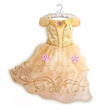 Dressy Girls Princesses Dress up Snow Queen Anna Belle Snow White Sleeping Beauty Costume Kids Fancy Unicorn Evil Queen Minnie