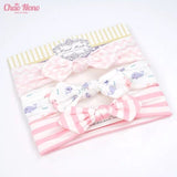 NEW 3pcs/lot baby headband flower print hairwear for newborn baby girl headband for litle girl headbands children