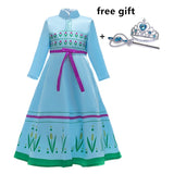 2022 Baby Girl Princess Dress for Girls Halloween Carnival Party Dress up Birthday Costume Children Clothing Vestidos