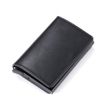 Man Women Smart Wallet Business Card Holder Hasp Rfid Wallet Aluminum Metal Credit Business Mini Card Wallet