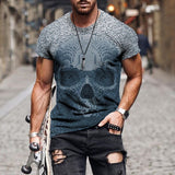 Hip Hop Black Soul Street Men T-shirt Ghost Claw Harajuku Summer Short Sleeve 3D Printing Fashion Loose Top корейская одежда
