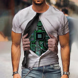 Hip Hop Black Soul Street Men T-shirt Ghost Claw Harajuku Summer Short Sleeve 3D Printing Fashion Loose Top корейская одежда