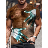 Hip Hop Black Soul Street Men T-shirt Ghost Claw Harajuku Summer Short Sleeve 3D Printing Fashion Loose Top корейская одежда