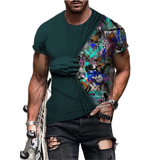 Hip Hop Black Soul Street Men T-shirt Ghost Claw Harajuku Summer Short Sleeve 3D Printing Fashion Loose Top корейская одежда