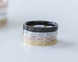 Psalm 46:5 Ring, God is Within Her She Will Not