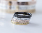 Psalm 46:5 Ring, God is Within Her She Will Not