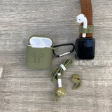 5 in 1 Combo AirPods Case and Accessories for Apple AirPods - shopwishi 