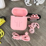5 in 1 Combo AirPods Case and Accessories for Apple AirPods - shopwishi 