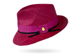 NEW! HANDMADE PANAMA HAT 'BERRY SUMMER' (Limited Edition)