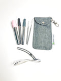 Collapsible Reusable Boba Straw + Two Collapsible Straws + Foldable