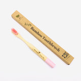 Colorful Bamboo Toothbrushes- For KIDS