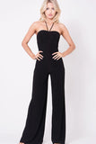 WIDE LEGS HALTER NECK JUMPSUIT