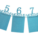 Kids Birthday Gift Decorations 1-12 Month Photo