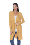 Knit Open Front Cardigan - shopwishi 