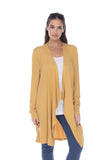 Knit Open Front Cardigan - shopwishi 