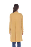 Knit Open Front Cardigan - shopwishi 