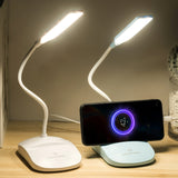 LED desk lamp eye secure student dormitory recharger