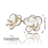 Skylar Flower Stud Earring in 18K Gold Plated