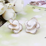 Skylar Flower Stud Earring in 18K Gold Plated