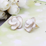 Skylar Flower Stud Earring in 18K Gold Plated