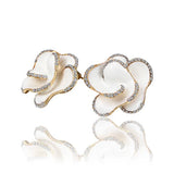 Skylar Flower Stud Earring in 18K Gold Plated