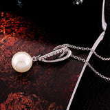 Pearl Valladolid Necklace in 18K White Gold Plated